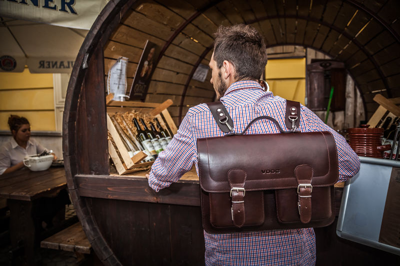 Teczka z funkcją plecaka Vintage P24 - obrazek 2