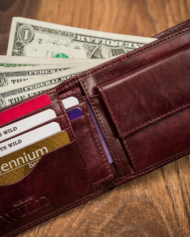 Portfel męski skórzany Always Wild® skóra na karty - obrazek 9