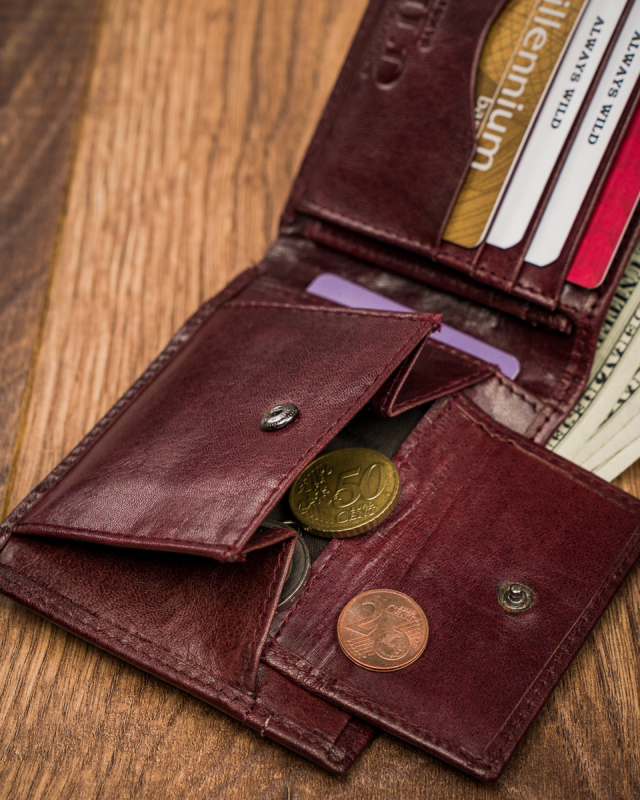 Portfel męski skórzany Always Wild® skóra na karty - obrazek 10