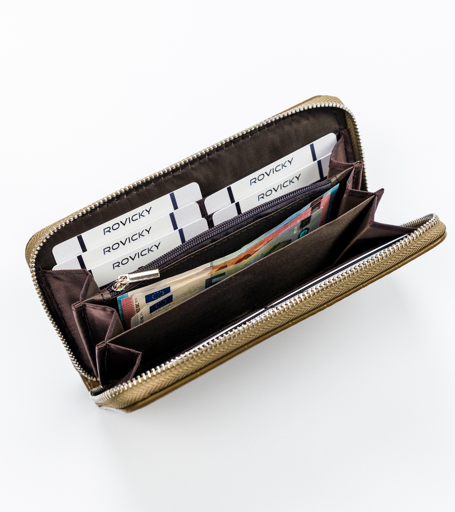 Portfel damski piórnik ze zwierzęcym motywem - David Jones - obrazek 7