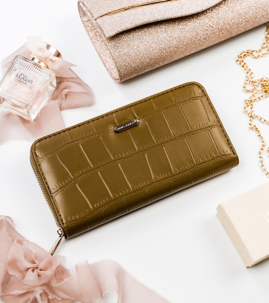 Portfel damski piórnik ze zwierzęcym motywem - David Jones - obrazek 2