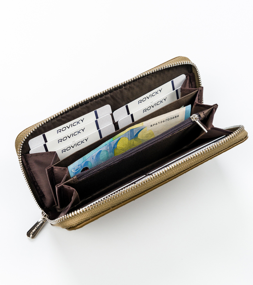 Portfel damski piórnik ze zwierzęcym motywem - David Jones - obrazek 8