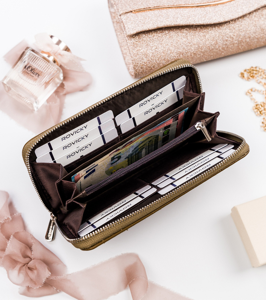 Portfel damski piórnik ze zwierzęcym motywem - David Jones - obrazek 6