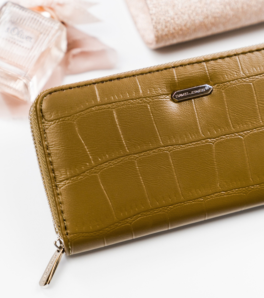 Portfel damski piórnik ze zwierzęcym motywem - David Jones - obrazek 3
