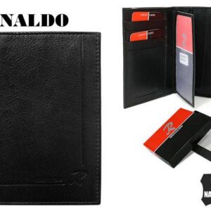 Skórzany portfel męski bez zapięcia - Ronaldo