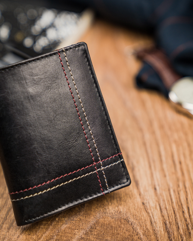 Mały, skórzany portfel z ochroną RFID Stop - Always Wild - obrazek 6