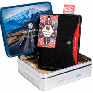 Klasyczny portfel męski ze skóry naturalnej - Peterson