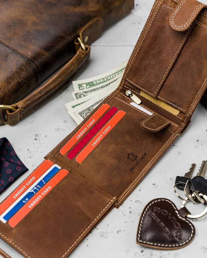 Duży, markowy portfel męski z systemem RFID - Always Wild - obrazek 10