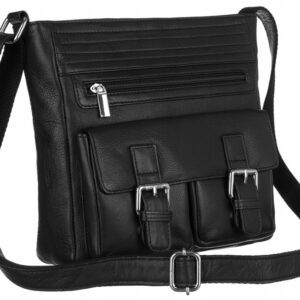 Skórzana listonoszka męska