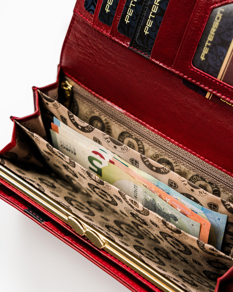 Elegancki portfel na karty z ochroną RFID - Peterson - obrazek 10