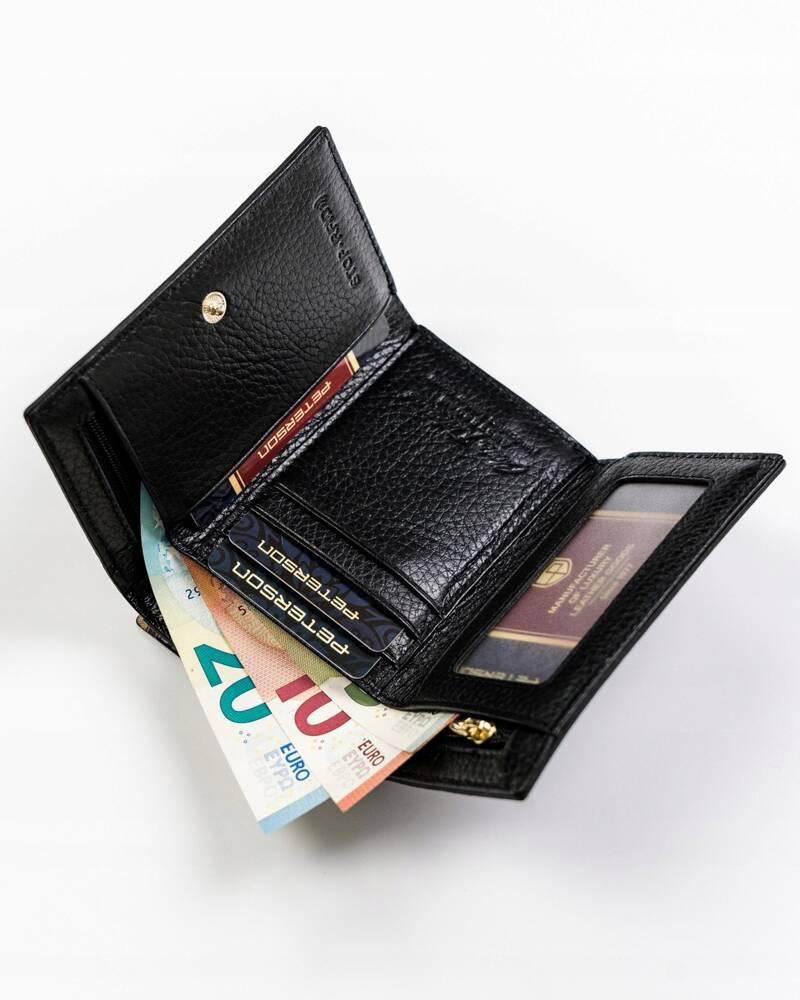 Zgrabny portfel damski z ochroną kart RFID - Peterson - obrazek 3