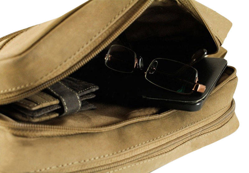 Skórzana, męska saszetka do ręki - Always Wild - obrazek 7