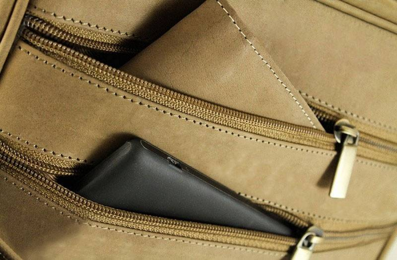 Skórzana, męska saszetka do ręki - Always Wild - obrazek 3