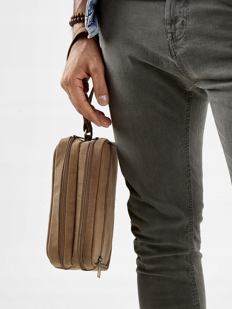 Skórzana, męska saszetka do ręki - Always Wild - obrazek 14