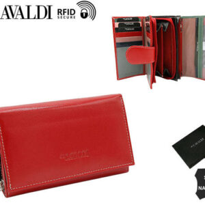 Duży, skórzany portfel damski z systemem RFID - 4U Cavaldi