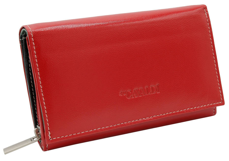 Duży, skórzany portfel damski z systemem RFID - 4U Cavaldi - obrazek 2