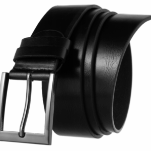 Szeroki pasek męski ze skóry ekologicznej - Cavaldi