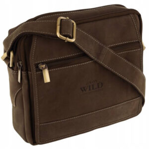 Skórzana męska listonoszka na ramię - Always Wild