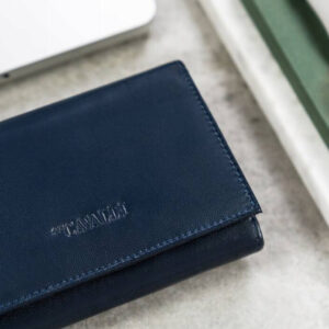 Duży portfel damski ze skóry naturalnej - 4U Cavaldi