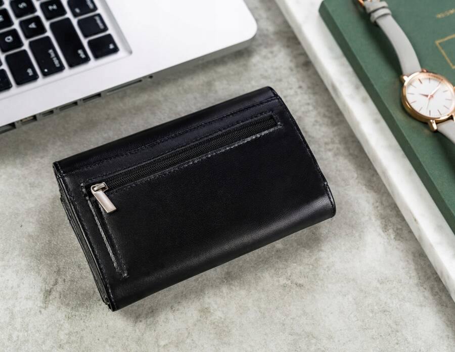 Duży portfel damski ze skóry naturalnej - 4U Cavaldi - obrazek 3