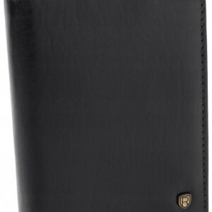 Portfel męski z licowej skóry naturalnej o atrakcyjnym wykończeniu - Rovicky