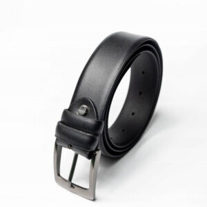 Klasyczny pasek męski z wysokojakościowej skóry naturalnej  -  Rovicky