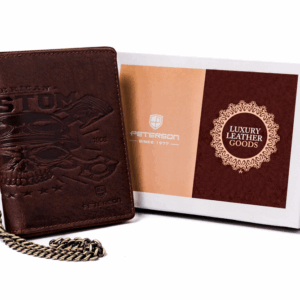 Skórzany portfel męski na zamek — Peterson