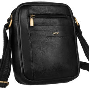 Skórzana torba męska na ramię — Peterson