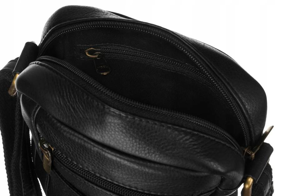 Skórzana torba męska na ramię — Peterson - obrazek 9