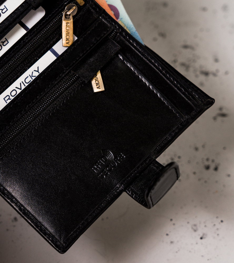 Elegancki portfel męski z wysokojakościowej skóry naturalnej — Rovicky - obrazek 11