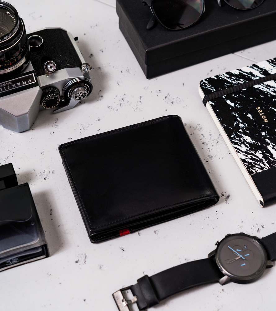 Skórzany portfel męski z ochroną RFID Protect — Rovicky - obrazek 4