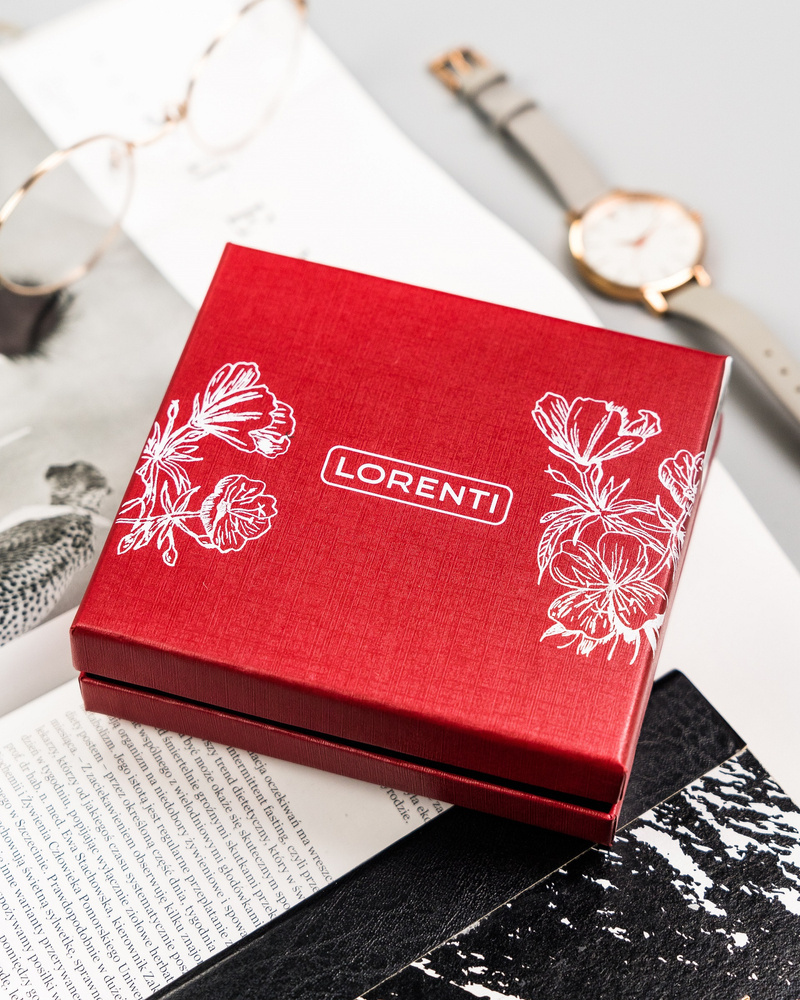 Skórzany portfel damski z portmonetką na bigiel — Lorenti - obrazek 14