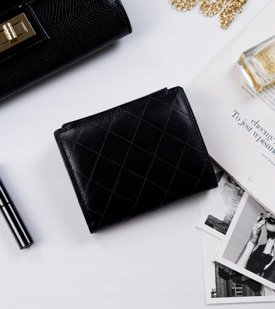 Średni, skórzany portfel damski na zatrzask - 4U Cavaldi - obrazek 2