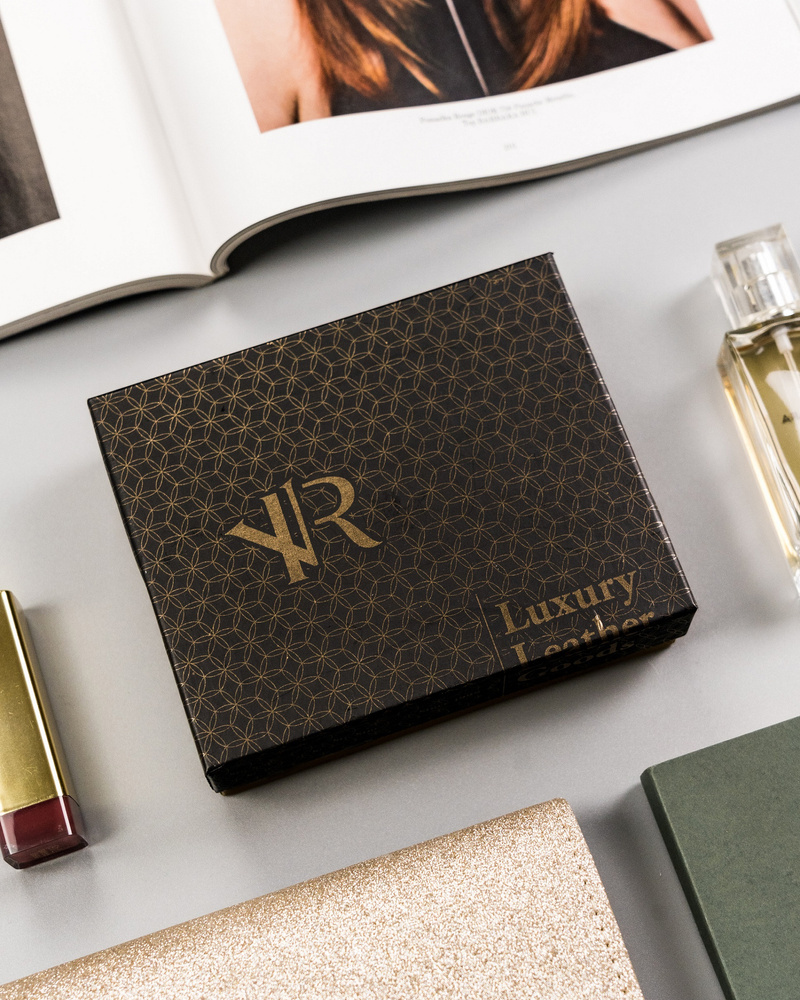 Skórzany portfel damski zamykany na zatrzask - Rovicky - obrazek 14