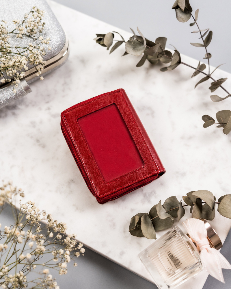 Kompaktowy skórzany portfel damski - Rovicky - obrazek 7