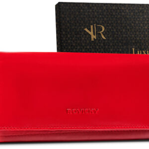 Duży skórzany portfel z systemem RFID Protect - Rovicky