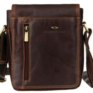 Torba męska ze skóry naturalnej na ramię — Peterson