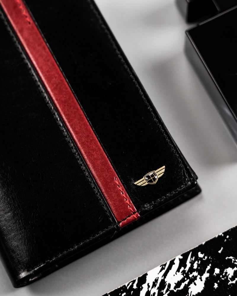 Skórzany portfel męski na karty — Peterson - obrazek 11