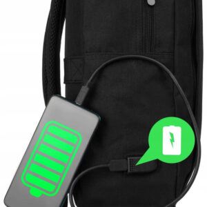 Pojemny plecak sportowy z portem ładującym - Peterson