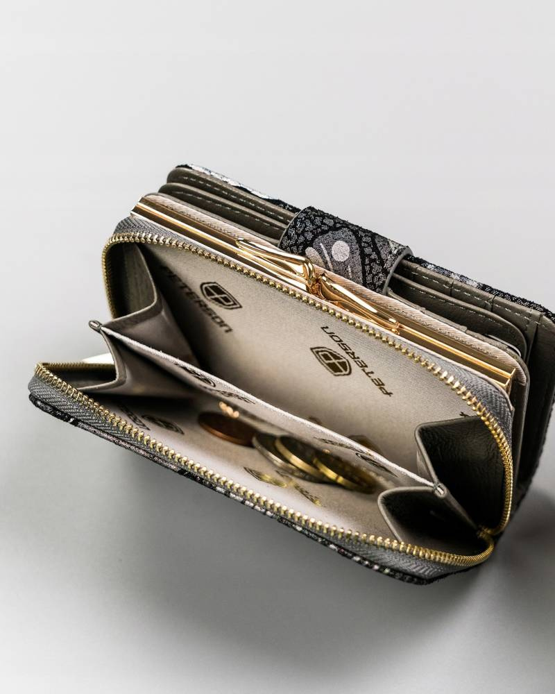 Skórzany portfel damski z systemem RFID - Peterson - obrazek 3