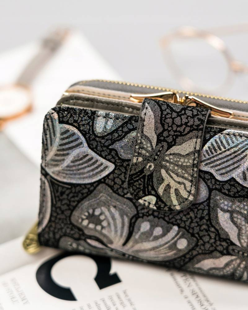 Skórzany portfel damski z systemem RFID - Peterson - obrazek 2