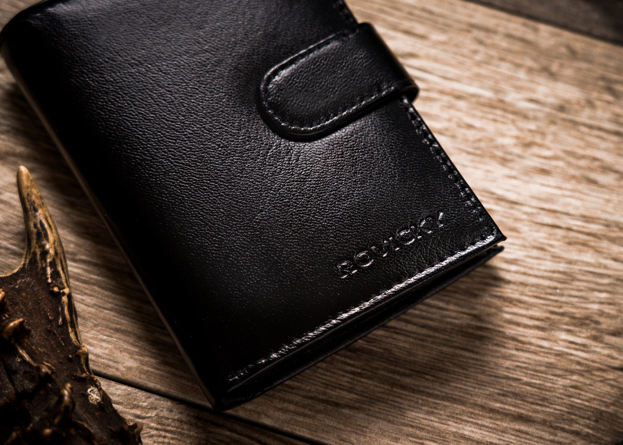 Klasyczny portfel męski na karty - Rovicky - obrazek 3