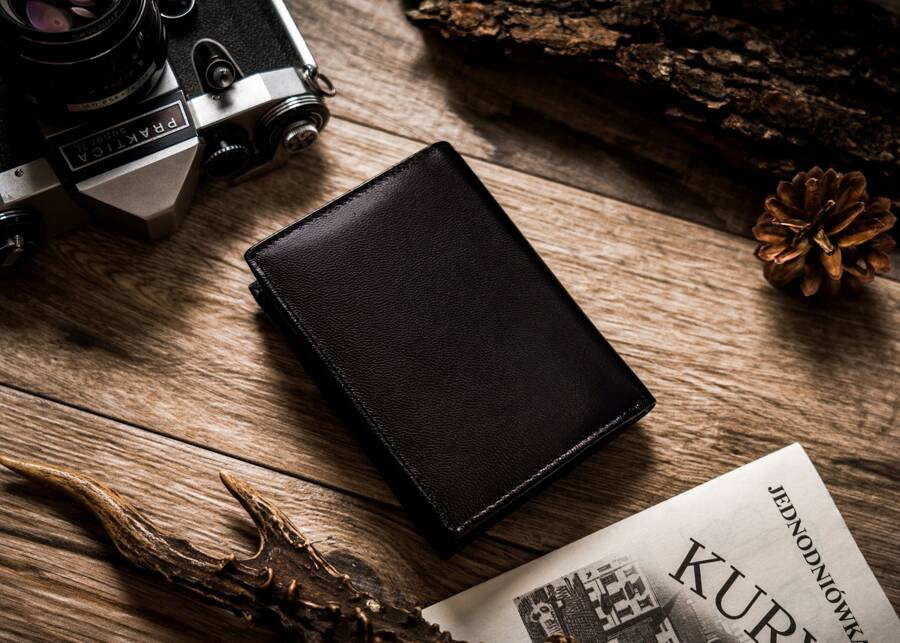 Klasyczny portfel męski na karty - Rovicky - obrazek 4
