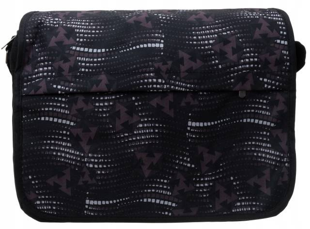 Młodzieżowa torba z poliestru z szerokim, regulowanym paskiem - Loren - obrazek 2