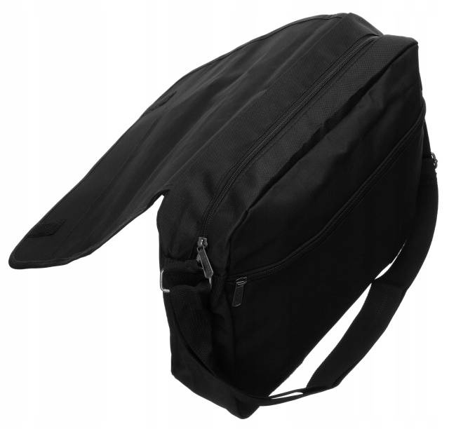 Młodzieżowa torba z poliestru z szerokim, regulowanym paskiem - Loren - obrazek 4