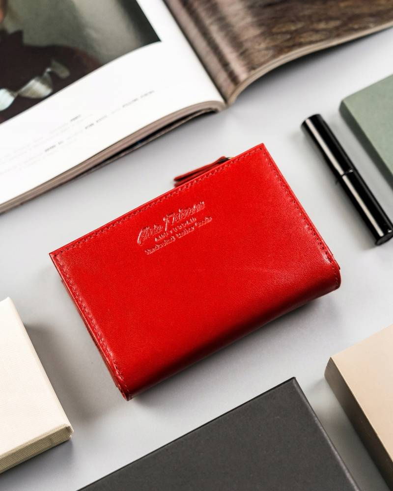 Elegancki portfel damski ze skóry naturalnej - Peterson - obrazek 3