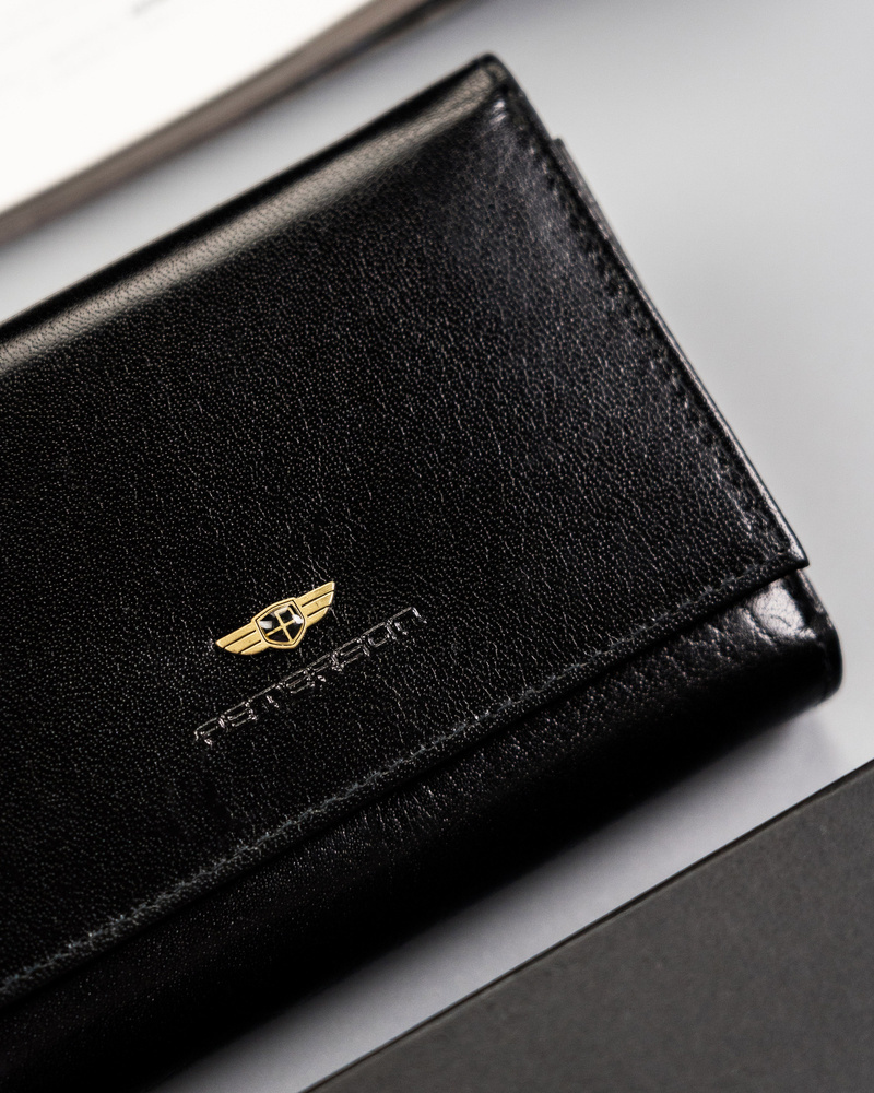 Elegancki portfel damski ze skóry naturalnej - Peterson - obrazek 5