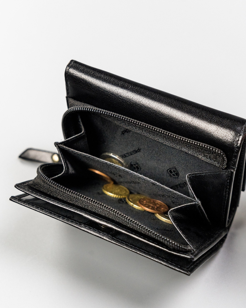 Elegancki portfel damski ze skóry naturalnej - Peterson - obrazek 9