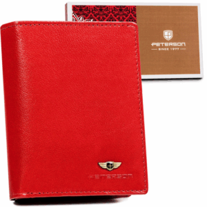 Skórzany portfel damski średnich rozmiarów - Peterson