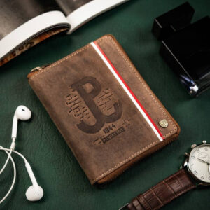 Skórzany portfel męski na zamek - Peterson